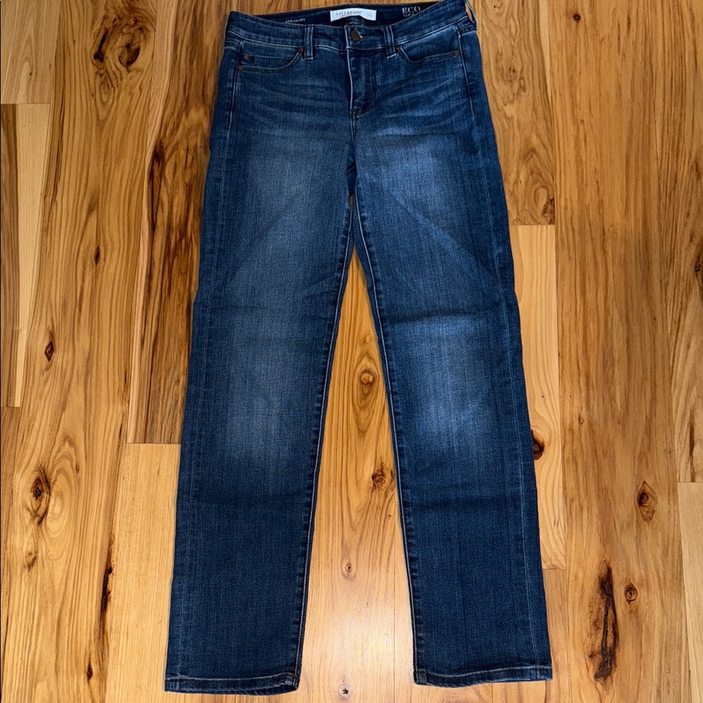 Liverpool Dark Blue Straight Leg Jeans